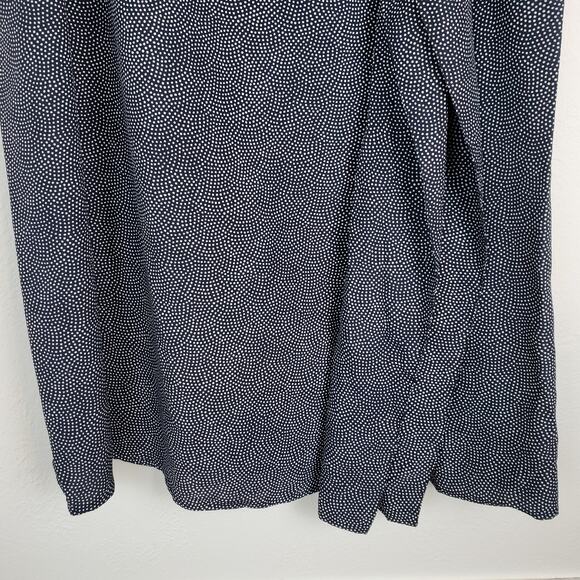 Equipment Climmie Skirt Eclipse Ruffle Midi Polka Dots Draped Split Boho Size XL - Picture 6 of 16